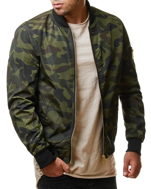 Male Overcoat Plus Size Military Camouflage Jacket Men's Coats 2025 Autumn Casual Men's Camouflage Jacket - Image 3