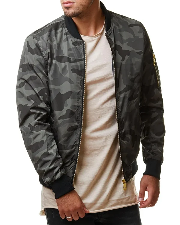 Male Overcoat Plus Size Military Camouflage Jacket Men's Coats 2025 Autumn Casual Men's Camouflage Jacket - Image 2