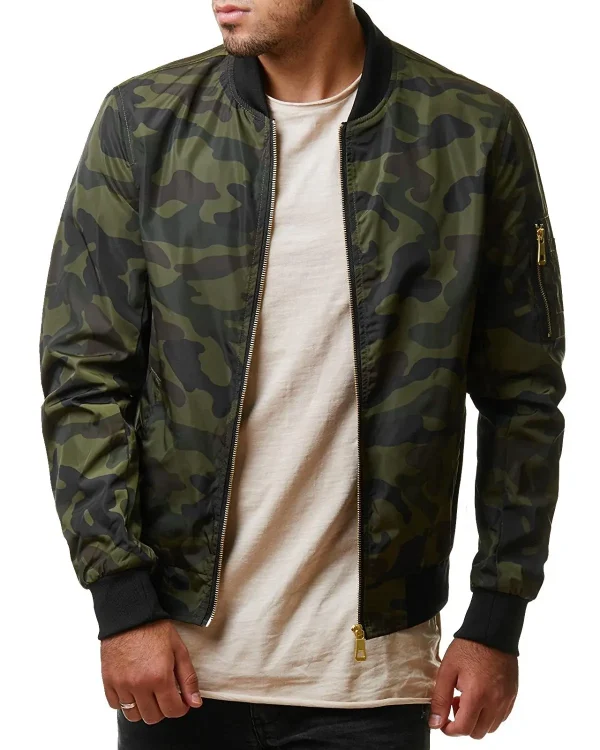 Male Overcoat Plus Size Military Camouflage Jacket Men's Coats 2025 Autumn Casual Men's Camouflage Jacket - Image 4