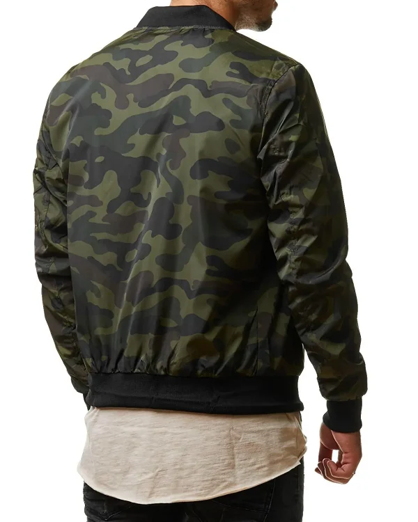 Male Overcoat Plus Size Military Camouflage Jacket Men's Coats 2025 Autumn Casual Men's Camouflage Jacket - Image 5