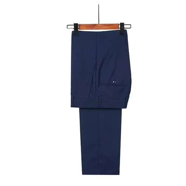 Elegant Men's Suits Superior Double-breasted, Peak-lapel, Regular-Length Slim Wedding Jacket and Pants for Men - Image 4