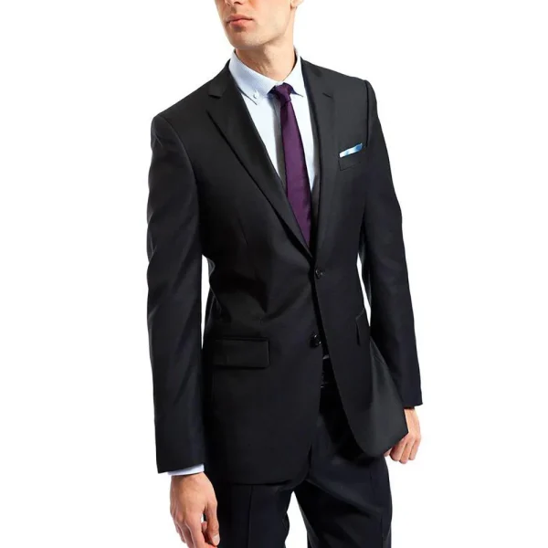 SliM Fit Costume Homme 2025 Formal Black Men's Suit Elegant Business Office Two-Piece Jacket and Pant Sets Single Breasted Notch Lapel - Image 4