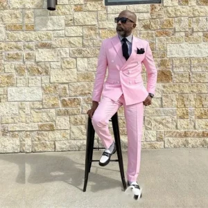 Men's Formal Double-Breasted Suits Stylish Two-Piece Jacket and Pant Outfits for a Prom Party Premium Homme Blazer 2025 Costume