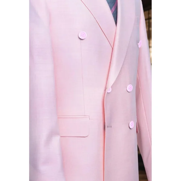 High Street Gentlemen's Two-Piece Jacket and Pant Sets with Double Breasted Peak Lapels for Prom Parties - Image 4