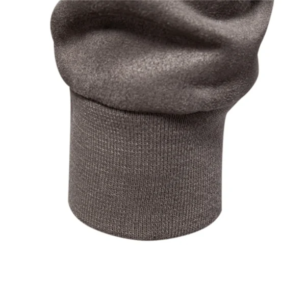 Men's Suede Button-Up Bomber Jackets with Crew Necks for Casual Baseball Business Outwear - Image 4
