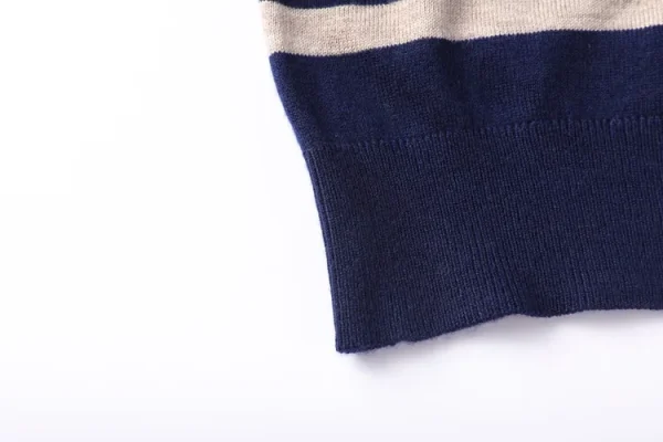 Superior Business Casual Knitted Sweater with Stripes at the O-neck. Youth Cozy Warm Sweater for Autumn.Stretchable - Image 11