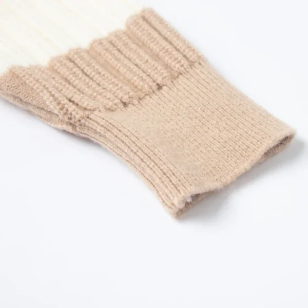 Luxury Polo Shirt Men's Top Loose Knitwear Men's Pullover Sweater Fashion Thick Warm Sweater Striped Casual T-shirt - Image 4