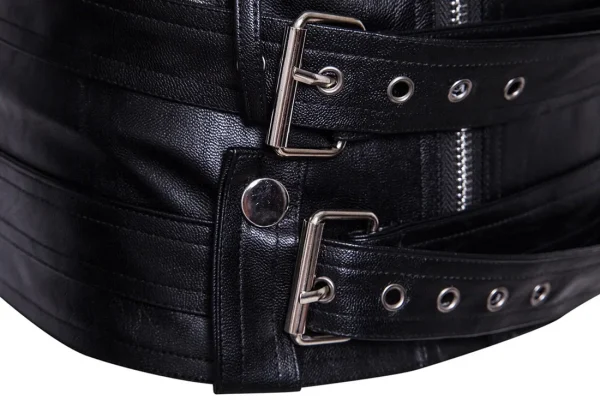 Fashion Brand Designer Punk Wind Oblique Zipper Men's Leather Jacket Coat 2025 New Motorcycle Pilot Leather Jacket - Image 5