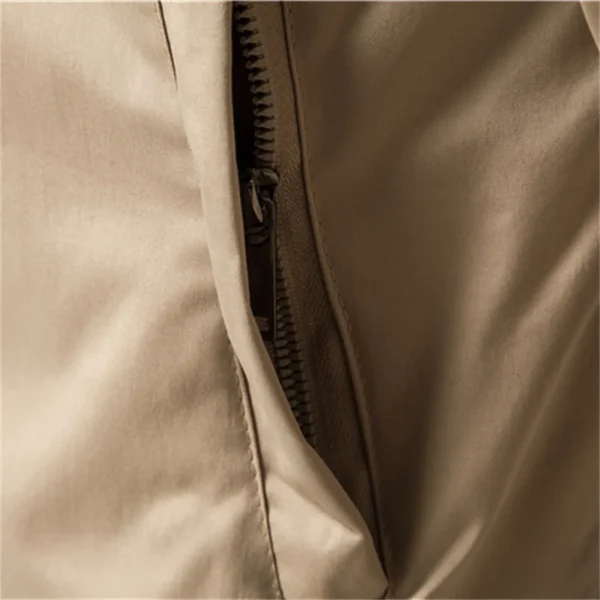 Men's Solid Color Bomber Jacket Men's Casual Slim Fit Baseball Jackets, New Autumn Style, Premium Men's Jackets - Image 4