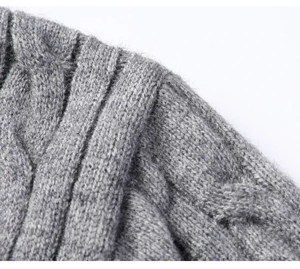 Vintage Twisted Men's Sweater Cardigan, New Men's Knitwear, Green Collar, Fashion, Long Sleeves, Casual Home Style - Image 7