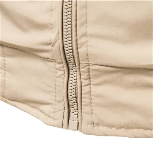 Men's Solid Color Bomber Jacket Men's Casual Slim Fit Baseball Jackets, New Autumn Style, Premium Men's Jackets - Image 2