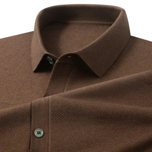 Premium men's long-sleeved, warm sweater for the fall, pullover for everyday wear, and stretchable - Image 3