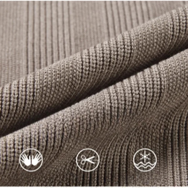 Superior Men's Knitted Sweater, Spring and Fall Knitted Cardigan, Everyday Use, Stylish Travel Coat - Image 5