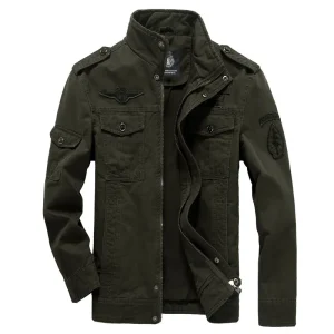 Male Brand Slothing Men's Bomber Jackets Plus Size Cotton Military Jacket Men's 2025 Autumn Soldier MA-1 Style Army Jackets
