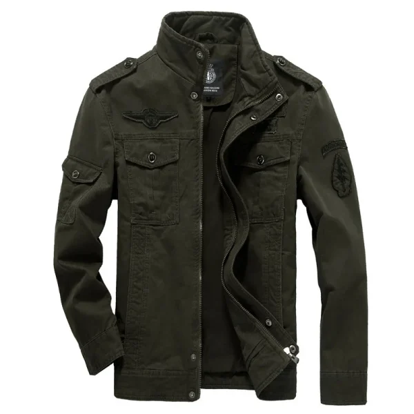 Male Brand Slothing Men's Bomber Jackets Plus Size Cotton Military Jacket Men's 2025 Autumn Soldier MA-1 Style Army Jackets