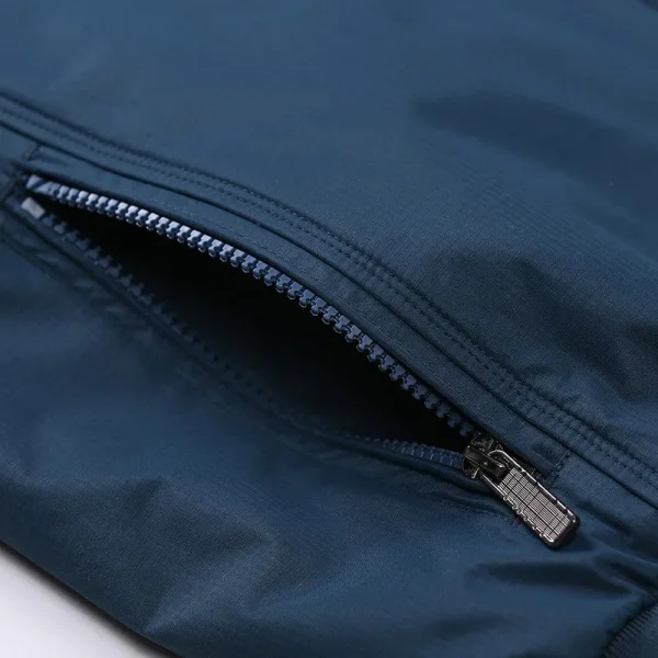 Spring 2025 Autumn Men's Jacket Grey casual stand collar jackets in a solid tone - Image 5