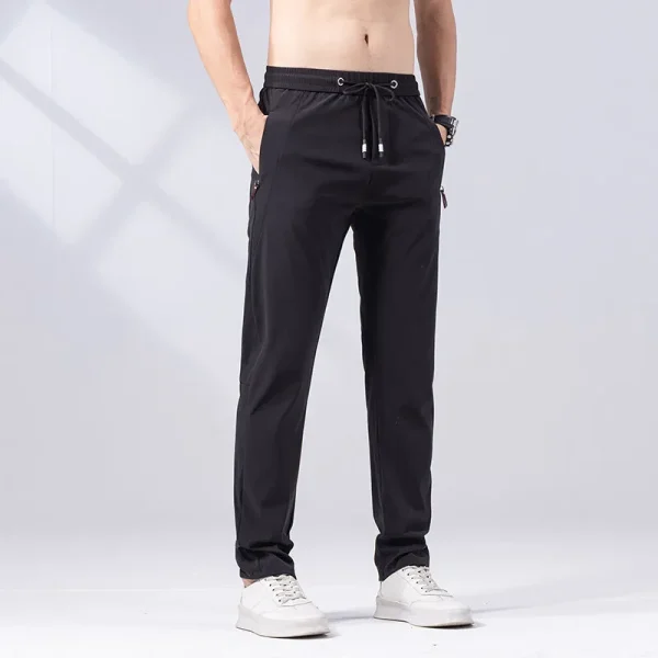 Long pants for men that are comfortable, have a drawstring waist, come in a variety of colors, are lightweight, and are long-lasting for daily use - Image 5