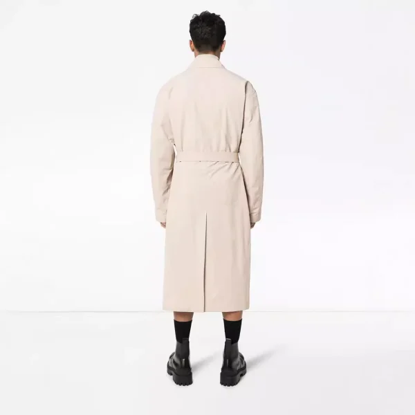 Male Smart Casual Single-Breastered Outwear Long Trench Men's Cotton Solid Turn-down Collar Windbreaker Coats in the Autumn England Style - Image 6