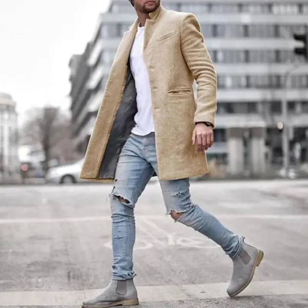 Men's Coat Brand: New Casual Coat for Winter, Six Colors, Winter Formal Coat Jacket for Men - Image 3