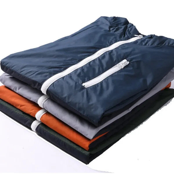 Men's Windbreaker Casual Spring Autumn Lightweight Jacket 2025 New Arrival Hooded Zipper-up Jackets in Contrasting Colors: Affordable Outwear - Image 6