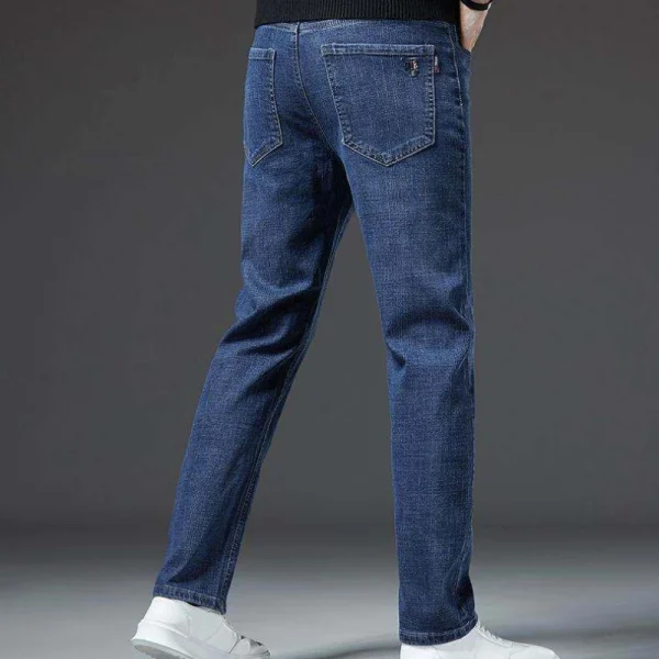 New Arrival: Classic Fit Jeans and a Stretchable Solid Color Straight Long-Sleeve Shirt for Spring 2025 - Image 3