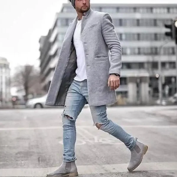 Men's Coat Brand: New Casual Coat for Winter, Six Colors, Winter Formal Coat Jacket for Men - Image 5
