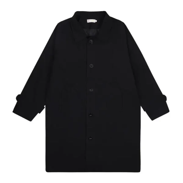 Men's Wear 2022 Autumn Fashion: Trendy Long Coat Loose Overcoat Handsome Casual Windbreak New Single Breasted Trench Clothes - Image 6