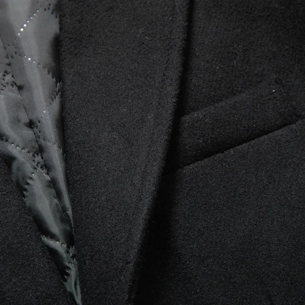 Men's Fashion Woolen Coats, Solid Turn-Down Collar, Thick Wool Trench Jacket, and New Autumn/Winter Long Wool Blends - Image 4