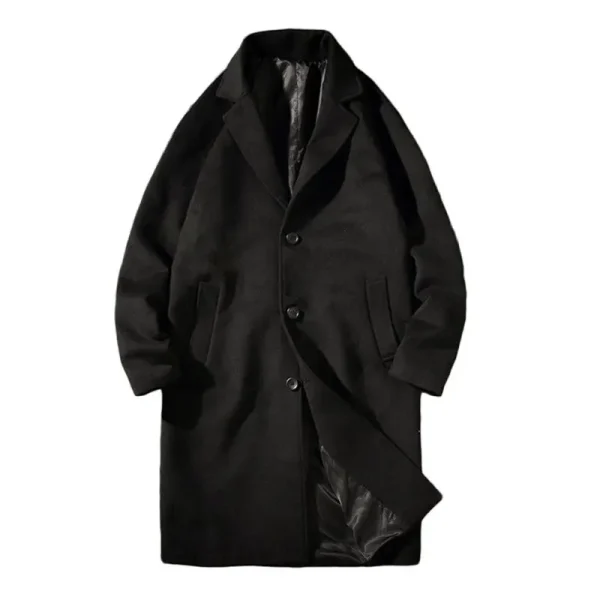 2025 Men's Japanese Streetwear Jackets, Korean Fashion Winter Jackets, Wool Coats, and Oversized Harajuku Overcoats - Image 6