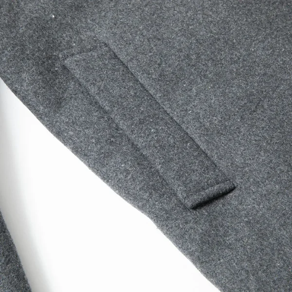New Men's Cashmere Trench Coats, Warm Winter Fleece Coats, and High-Quality Solid Men's Business Casual Wool Outwear - Image 6