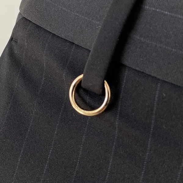 Stretch Slim Formal Trousers Men's Fashion Casual Business Office Dress Pants Men's Striped Suit Trousers 2025 Spring New - Image 5
